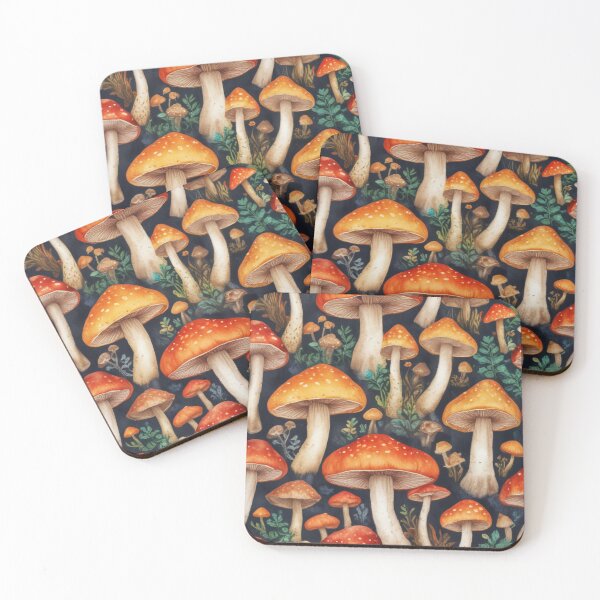 Item preview, Beautiful mushroom pattern print design designed and sold by Anshu3813.