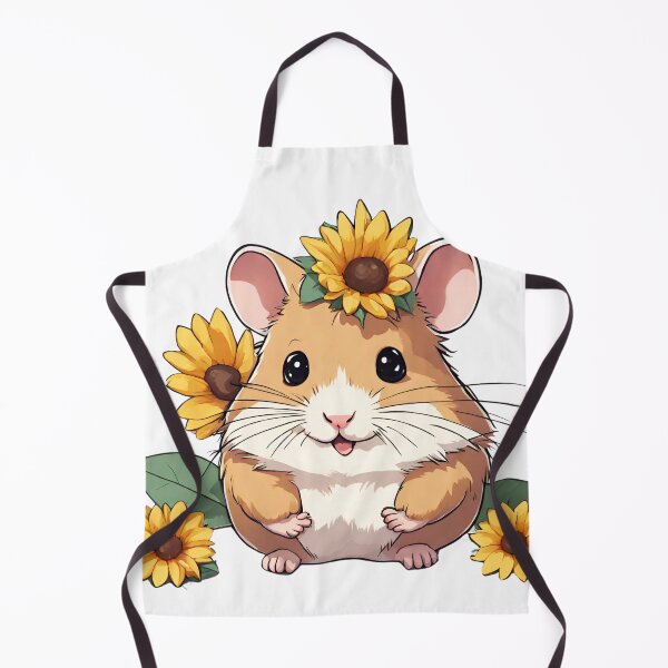 Item preview, Sunflower Serenade: Sweet Anime Hamster designed and sold by WildWaggers.