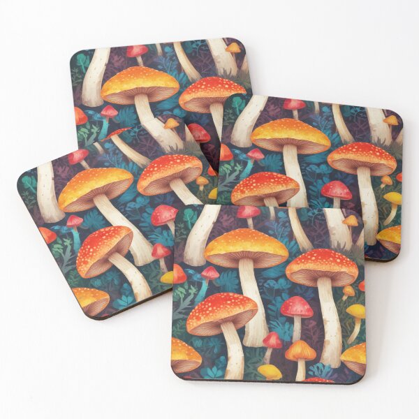 Item preview, Beautiful mushroom pattern print design designed and sold by Anshu3813.