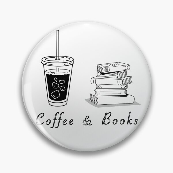Item preview, Coffee and Books  sticker. designed and sold by HadleyCruz.