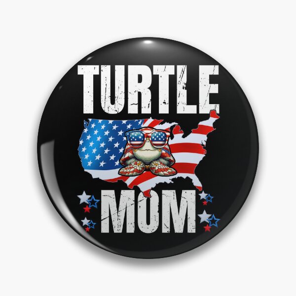 Item preview, Kawaii Turtle Mom USA Flag Funny Mama Mothers Day 4th of July  designed and sold by KAYDEE01212 ✨.