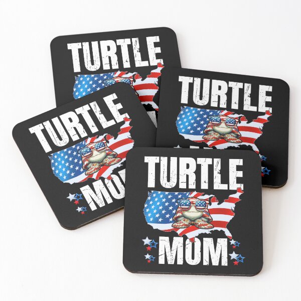 Item preview, Kawaii Turtle Mom USA Flag Funny Mama Mothers Day 4th of July  designed and sold by KAYDEE01212 ✨.