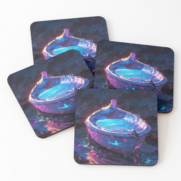 Item preview, Stellar Reflections on Serene Waters in Midnight Dreams designed and sold by ArtComixHaven.