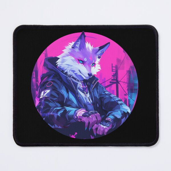 Item preview, Cyber Fox // Aesthetic Fox // Cool Animal // Cyber Animal // Future Animal Art // Animal Warrior // Animal Cute Art // Gaming Aesthetic stickers designed and sold by SMARTKIT  DESIGNAGENCY.