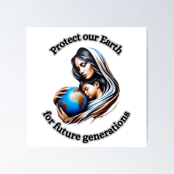 Item preview,  Protect our Earth, for future generations” designed and sold by CHRIST5000.
