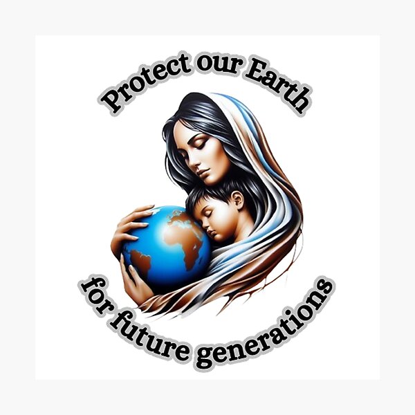 Item preview,  Protect our Earth, for future generations” designed and sold by CHRIST5000.