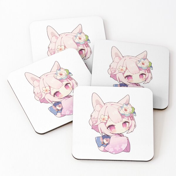 Item preview, cute kawaii anime chibi girl sticker designed and sold by Narukuku.