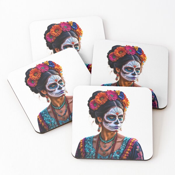 Item preview, Día de los Muertos face paint designed and sold by VladisWorld.