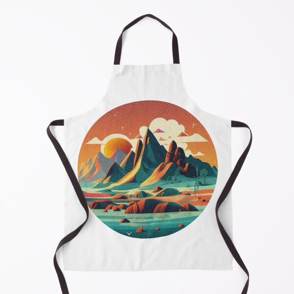 Item preview, Sunset Mountains in a Circle designed and sold by jnsmerchstore.