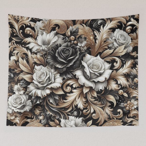 Item preview, Gold, Black & White Baroque designed and sold by DesignsByPrnces.