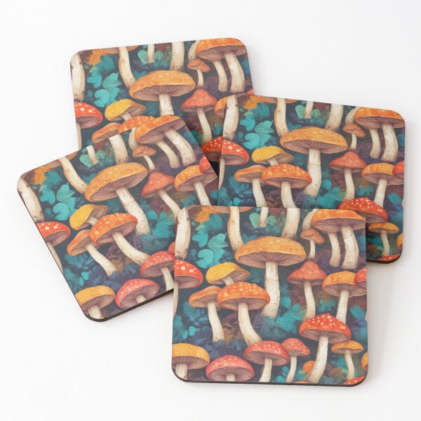 Item preview, Beautiful mushroom pattern print design designed and sold by Anshu3813.