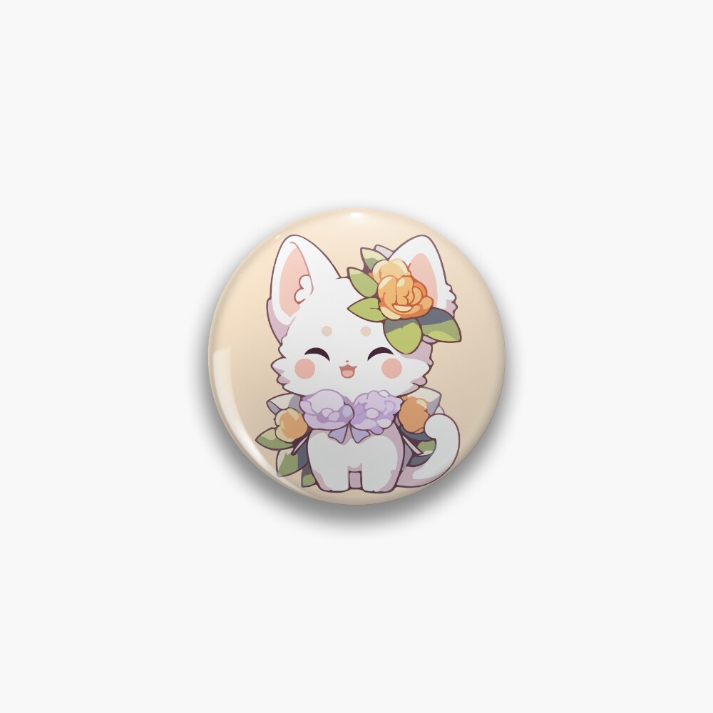 "cute kawaii anime chibi cat sticker" Sticker for Sale by Narukuku ...