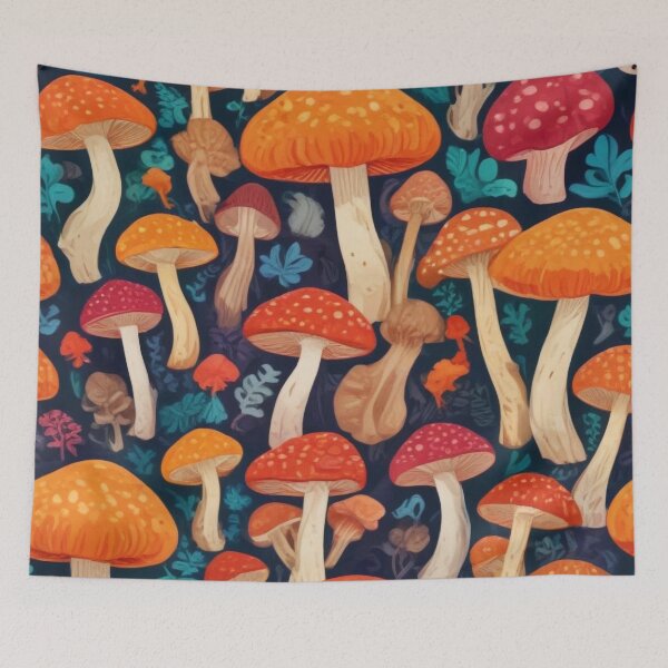 Item preview, Beautiful mushroom pattern print design designed and sold by Anshu3813.