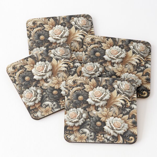 Item preview, Gold, Black & White Baroque designed and sold by DesignsByPrnces.