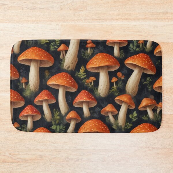 Item preview, Beautiful mushroom pattern print design designed and sold by Anshu3813.