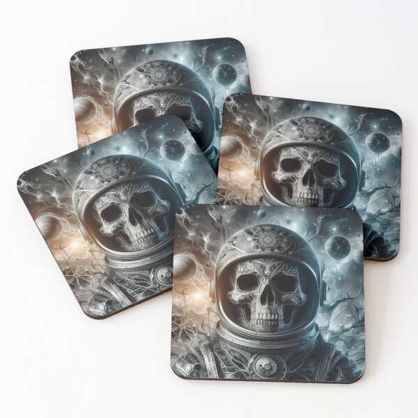 Item preview, Astronaut Skull Amidst Gothic Shadows designed and sold by Divyansh200102.