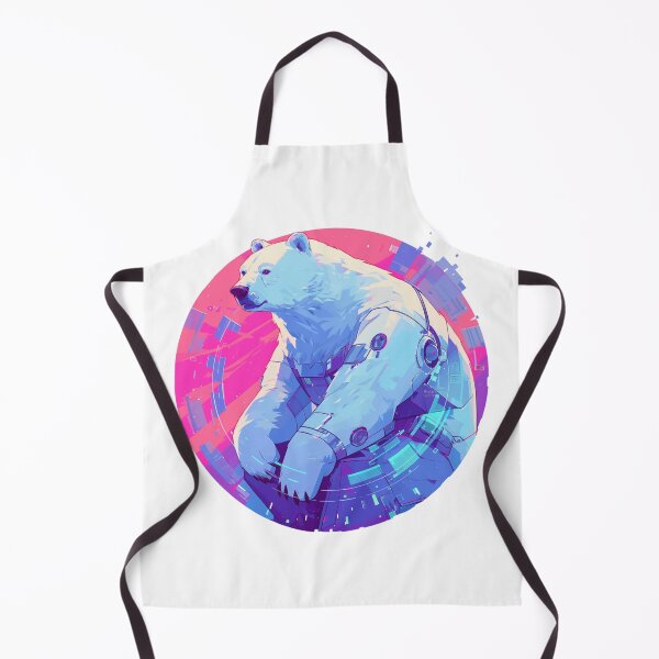 Item preview, Cyber Polar Bear // Aesthetic Polar Bear // Cool Animal // Cyber Animal // Future Animal Art // Animal Warrior // Animal Cute Art // Gaming Aesthetic stickers designed and sold by SMARTKIT  DESIGNAGENCY.