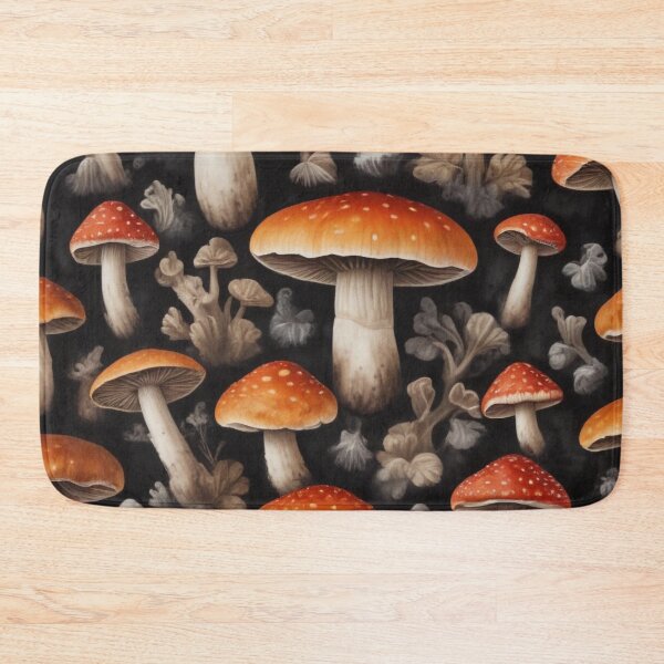 Item preview, Beautiful mushroom pattern print design designed and sold by Anshu3813.