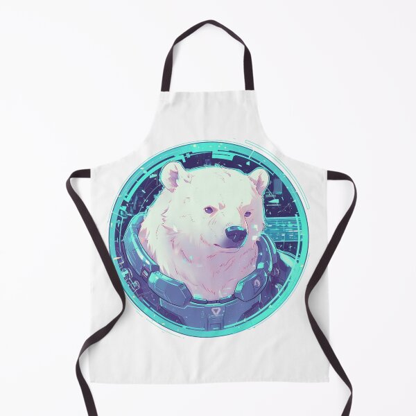 Item preview, Cyber Polar Bear // Aesthetic Polar Bear // Cool Animal // Cyber Animal // Future Animal Art // Animal Warrior // Animal Cute Art // Gaming Aesthetic stickers designed and sold by SMARTKIT  DESIGNAGENCY.