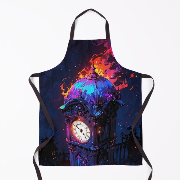 Item preview, Eternal Flames Dance at Midnight's Enchanted Tower designed and sold by ArtComixHaven.