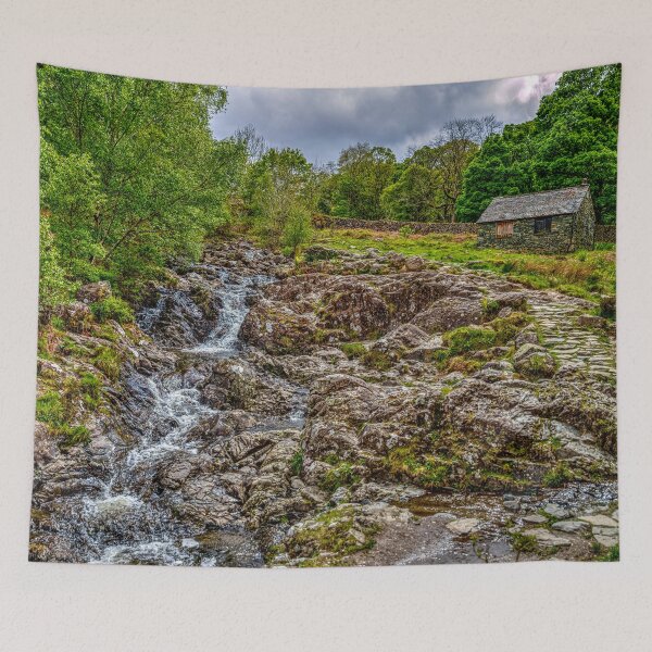 Item preview, Babbling Brook At Ashness Bridge, Cumbria, England designed and sold by Paul Thompson Photography.