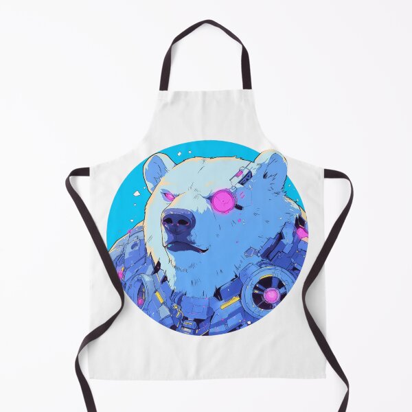 Item preview, Cyber Polar Bear // Aesthetic Polar Bear // Cool Animal // Cyber Animal // Future Animal Art // Animal Warrior // Animal Cute Art // Gaming Aesthetic stickers designed and sold by SMARTKIT  DESIGNAGENCY.