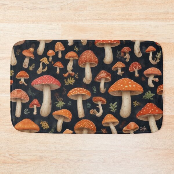 Item preview, Beautiful mushroom pattern print design designed and sold by Anshu3813.