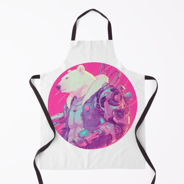 Item preview, Cyber Polar Bear // Aesthetic Polar Bear // Cool Animal // Cyber Animal // Future Animal Art // Animal Warrior // Animal Cute Art // Gaming Aesthetic stickers designed and sold by SMARTKIT  DESIGNAGENCY.