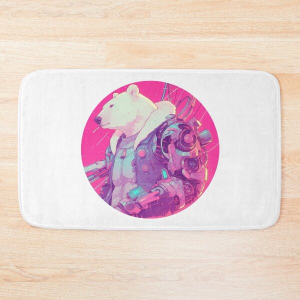 Item preview, Cyber Polar Bear // Aesthetic Polar Bear // Cool Animal // Cyber Animal // Future Animal Art // Animal Warrior // Animal Cute Art // Gaming Aesthetic stickers designed and sold by SMARTKIT  DESIGNAGENCY.