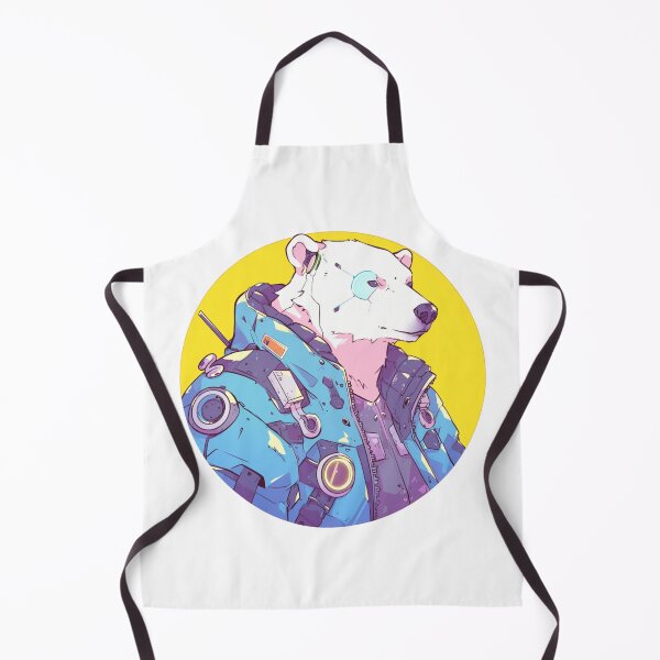 Item preview, Cyber Polar Bear // Aesthetic Polar Bear // Cool Animal // Cyber Animal // Future Animal Art // Animal Warrior // Animal Cute Art // Gaming Aesthetic stickers designed and sold by SMARTKIT  DESIGNAGENCY.