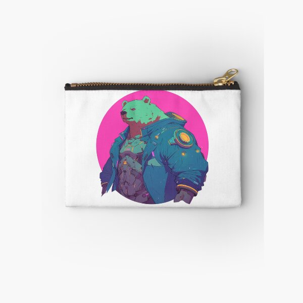 Item preview, Cyber Polar Bear // Aesthetic Polar Bear // Cool Animal // Cyber Animal // Future Animal Art // Animal Warrior // Animal Cute Art // Gaming Aesthetic stickers designed and sold by SMARTKIT  DESIGNAGENCY.