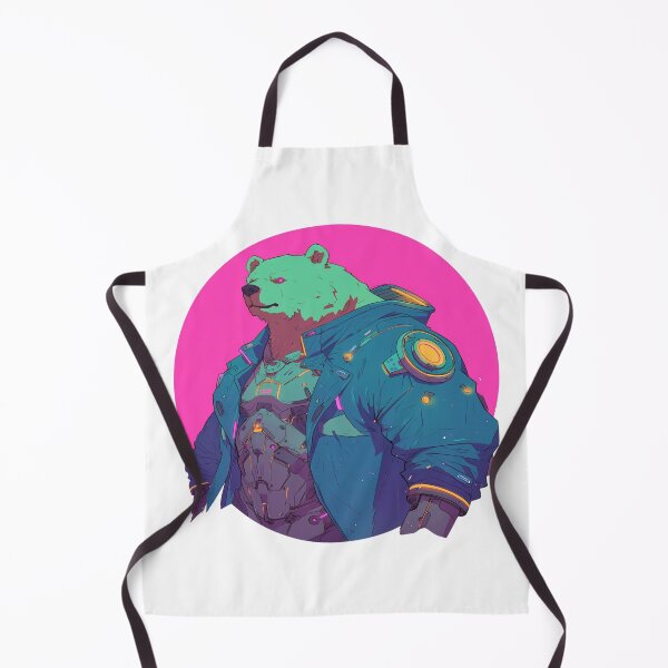 Item preview, Cyber Polar Bear // Aesthetic Polar Bear // Cool Animal // Cyber Animal // Future Animal Art // Animal Warrior // Animal Cute Art // Gaming Aesthetic stickers designed and sold by SMARTKIT  DESIGNAGENCY.
