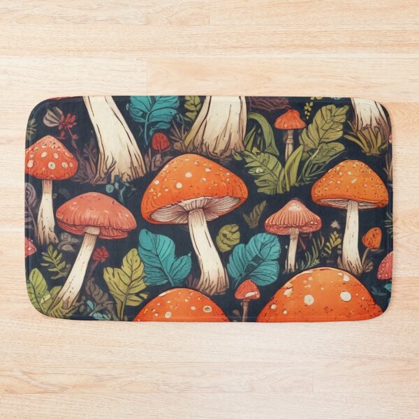 Item preview, Beautiful mushroom pattern print design designed and sold by Anshu3813.