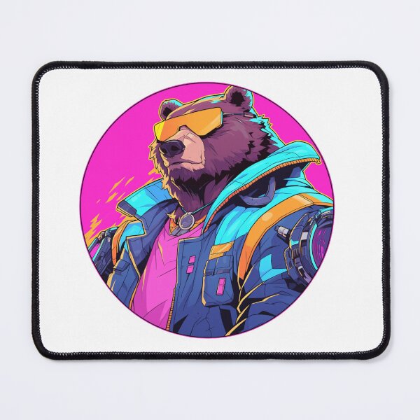 Item preview, Cyber Polar Bear // Aesthetic Polar Bear // Cool Animal // Cyber Animal // Future Animal Art // Animal Warrior // Animal Cute Art // Gaming Aesthetic stickers designed and sold by SMARTKIT DESIGNAGENCY.