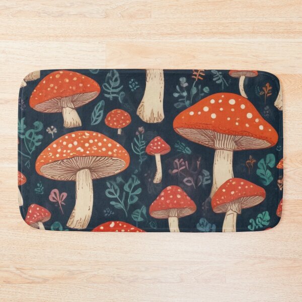 Item preview, Beautiful mushroom pattern print design designed and sold by Anshu3813.