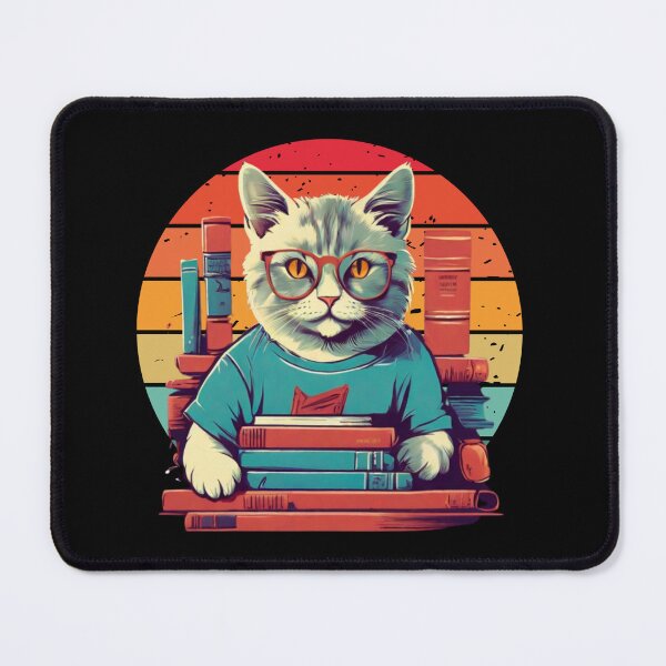 Item preview, a cat who likes books designed and sold by yuki-hana.