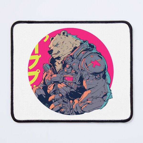 Item preview, Cyber Polar Bear // Aesthetic Polar Bear // Cool Animal // Cyber Animal // Future Animal Art // Animal Warrior // Animal Cute Art // Gaming Aesthetic stickers designed and sold by SMARTKIT DESIGNAGENCY.