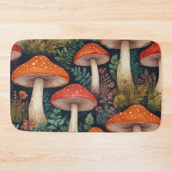 Item preview, Beautiful mushroom pattern print design designed and sold by Anshu3813.