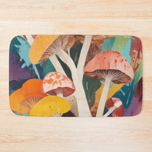 Item preview, Beautiful mushroom pattern print design designed and sold by Anshu3813.