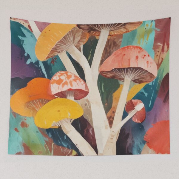 Item preview, Beautiful mushroom pattern print design designed and sold by Anshu3813.