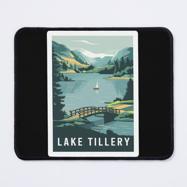 Item preview, Tillery Lake North Carolina – Serene Waterscape designed and sold by Taans-Creation.