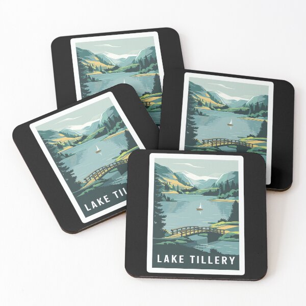 Item preview, Tillery Lake North Carolina – Serene Waterscape designed and sold by Taans-Creation.