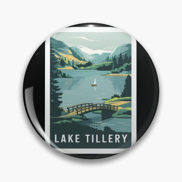 Item preview, Tillery Lake North Carolina – Serene Waterscape designed and sold by Taans-Creation.
