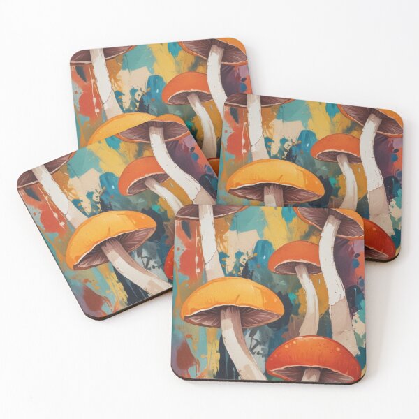Item preview, Beautiful mushroom pattern print design designed and sold by Anshu3813.