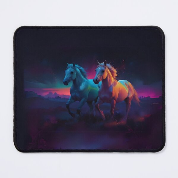 Item preview, Colourful Horses Art designed and sold by Obsidian Ink by Wilshire.