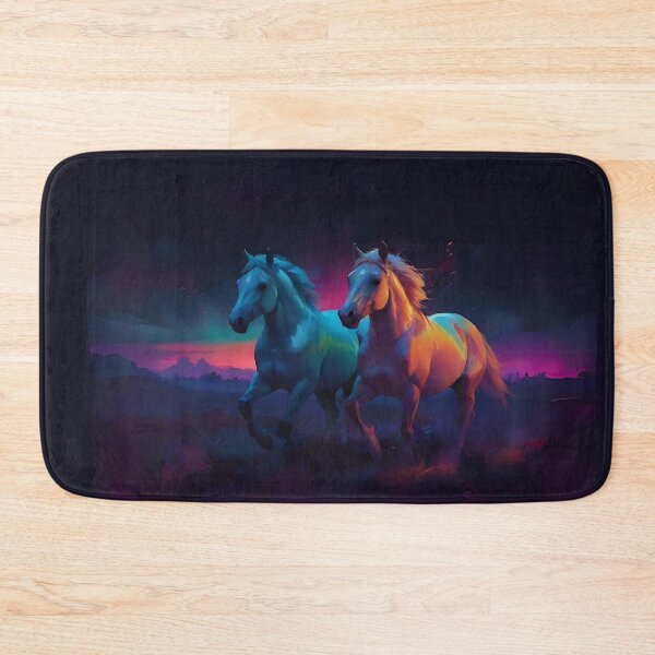 Item preview, Colourful Horses Art designed and sold by Obsidian Ink by Wilshire.