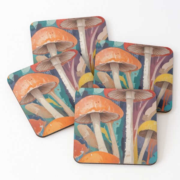 Item preview, Beautiful mushroom pattern print design designed and sold by Anshu3813.
