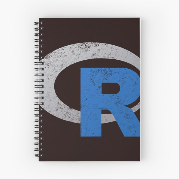 Artikelvorschau, R Logo Programmierung Vintage Distressed Design entworfen und verkauft von JACQUELIARTI.