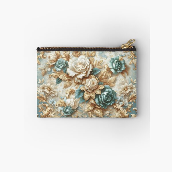Item preview, Matte Ice Blue, Gold & White Baroque designed and sold by DesignsByPrnces.