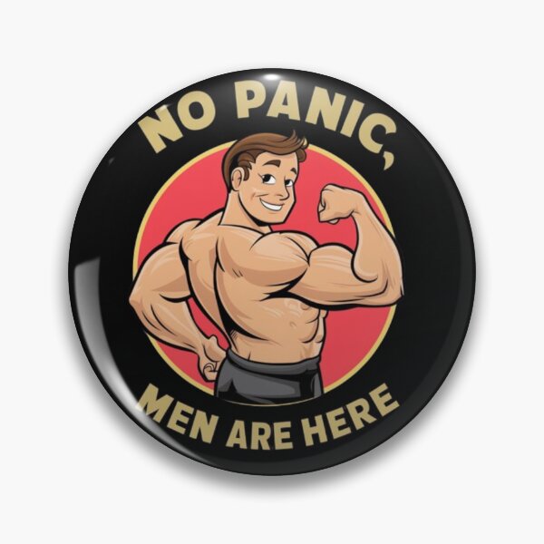 Item preview, no panıc men are here designed and sold by catcraftss.